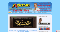 Desktop Screenshot of extremeairduct.com